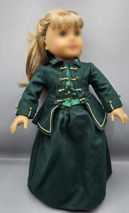 Poupée American Girl Felicity tenue d'équitation vert doré veste et jupe PAS DE CHAPEAU - Photo 1/6