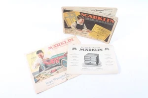 Old Märklin Catalog Metal Construction Kit Tin Toy No 71 1-6 - Picture 1 of 12