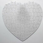 Blank Sublimation Heart-shaped Jigsaw Puzzle Games Printing Heatpress DIY 5pcs