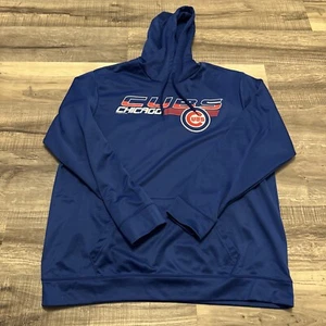Chicago Cubs Hoodie -Adult 2X-Large - hooded sweatshirt Cubby Blue LNC - Picture 1 of 6