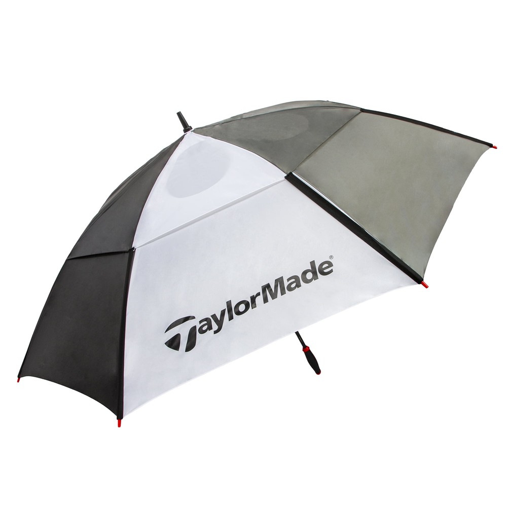 Umbrella Oversized Vented Double Canopy Black/white