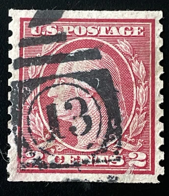 US Stamps; Scott #492  Genuine Coil:  TYPE III  Perf. 10  W/ APEX CERTIFICATE. - Image 1 of 4