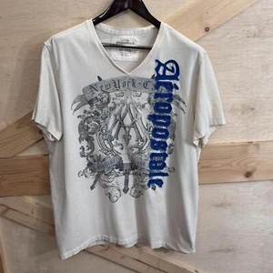 Aeropostale Single Stitch Men's 2XL T-Shirt Short Sleeve Y2K Graphic Skater  - Picture 1 of 15