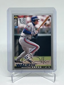 1995 Upper Deck Collector’s Choice SE Larry Walker #96 Silver Signature - Imagen 1 de 2