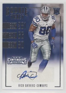 2016 Panini Contenders Rookie Ticket Rico Gathers #179 Rookie Auto RC