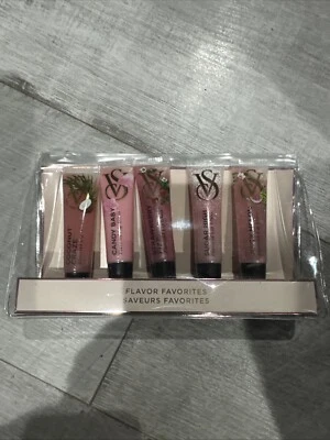 Victoria's Secret Flavor Lip Gloss 5 Piece Holiday Favorites Glossy VS Gift set - Image 1 of 3