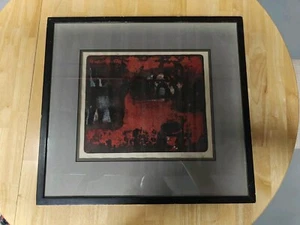 Herbert Siebner (1925-2003) Woodcut "Mosques" From The Vincent Price Collection  - Picture 1 of 7