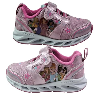 Disney Princesa Niñas Pequeñas Zapatillas Iluminadas Talla 6 Rosa Nuevas (14 Cm) Nuevas Foto 1 de 4