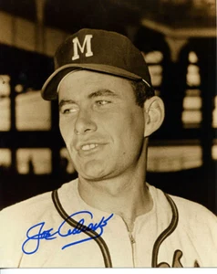 Joe Adcock Autographed Milwaukee Braves 8x10 Photo - Picture 1 of 1