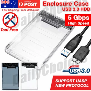 USB3.1 2.5" External Type-C SATA Hard Drive / Disk (HDD / SSD) Case Enclosure - Picture 1 of 14