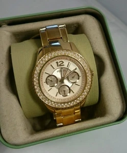 NEW Fossil ES3590 Watch STELLA Blush Rose Gold Watch 38mm Stainless Jewelry CUTE - Picture 1 of 4