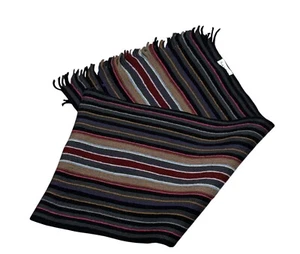 Paul Smith Bufanda Multicolor Rayas Pura Lana Nueva ~ Envío Gratis - Imagen 1 de 9