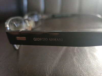 GIORGIO ARMANI GA745 PLATA BRILLANTE CVL MARCOS DE GAFAS DE METAL 55-17-140 ITALIA RX Foto 1 de 4