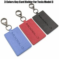 For Tesla Model 3 High Quality leather  Key Card Holder and Protector