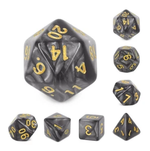 20 NEW PEARL RPG Dice Sets of 7 - various colors - Picture 1 of 12