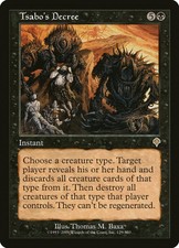 1X Tsabo's Decree - Invasion - MP MTG CARD