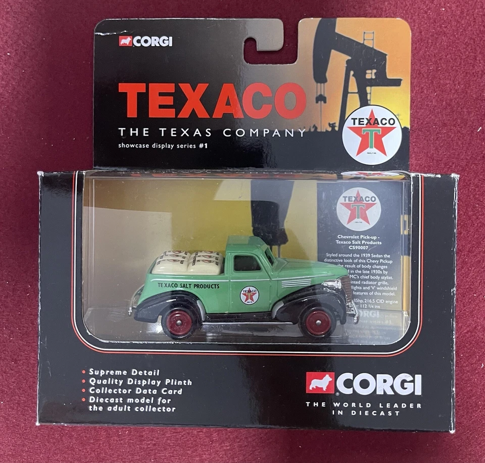 CORGI CHEVROLET PICK-UP TEXACO SALT PRODUCTS " N° CC90007 COMPLET - Photo 1/1