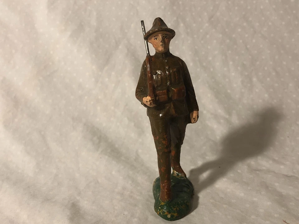 Soldado de juguete Trico Japón años 30 H-65 Foto 1 de 4