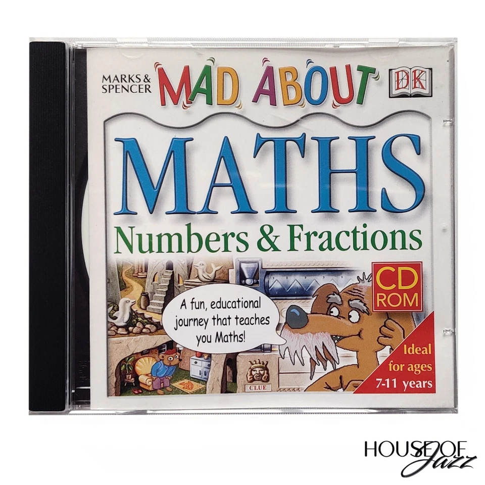 Mad About Maths Numbers and Fractions CD - Image 1 of 1