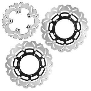 Dischi Freno Posteriori Anteriori per Yamaha FZ1 1000 ABS 06-14 FZ1 N S 06-12 11 - Foto 1 di 12