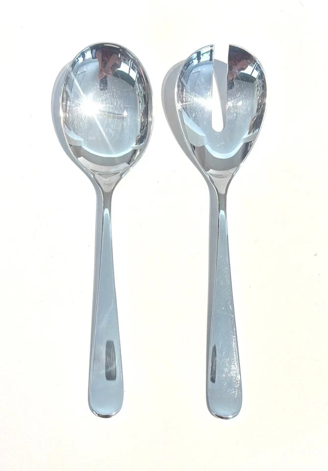 Robbe und Berking Dante Salatbesteck groß 23 cm lang 150g massiv versilbert R&B - Bild 1 von 4