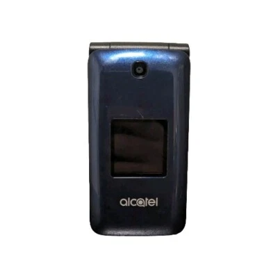 Alcatel Go Flip 4044W (T-Mobile) - 4GB - Blue Cellular Flip Phone - Image 1 of 4