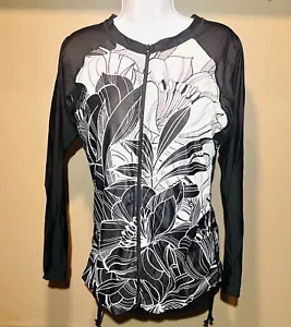 Wolddress Womens Long Sleeve Rashguard Swimsuit Sport Swimwear Tankini Set - L - Picture 1 of 5