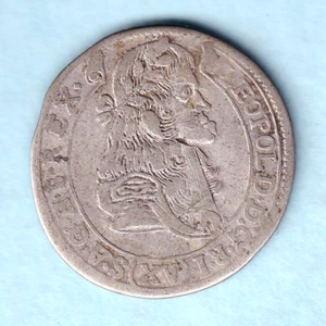 Hungary.  1684-KB 15 Krajczar..  Leo the Hogmouth..  F+/F - Picture 1 of 2