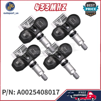 Nuevo sensor de monitoreo de presión de neumáticos 4X A0025408017 para sensor TPMS Mercedes-Benz Foto 1 de 4