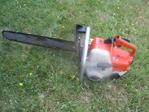 Vintage 21" STIHL 08S Chainsaw -56cc 3.4HP petrol engine in working order - Picture 1 of 24