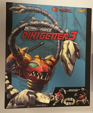Sentinel METAMOR-FORCE Dino Getter 3 Metal Build Chogokin Sen-ti-nel Cover