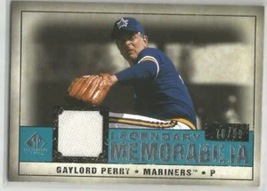 Gaylord Perry Seattle 2008 SP Legendary Cuts Legendary Memorabilia 76/99 - Picture 1 of 2