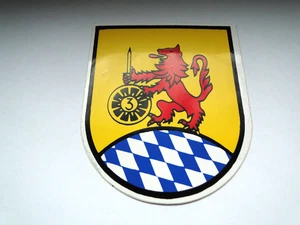 Aufkleber  Bundeswehr LwVersRgt 3 Diepholz ca 8x9,5 cm - Picture 1 of 1