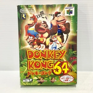 Donkey Kong 64 + Caja, Manual - NTSC-J (Japón) - Nintendo 64 (N64) - Probado - Imagen 1 de 8