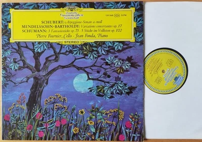 FOURNIER Schubert Arpeggione Schumann LP DGG Tulip SLPM 139 368 Germany 1968 ED1 - Image 1 of 2
