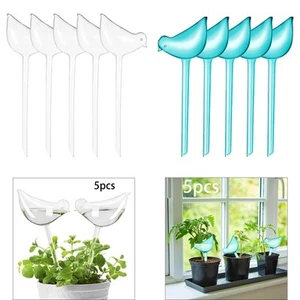 5Pcs Bird Shaped Plant Watering Globes Flower Pot Planter - Picture 1 of 12