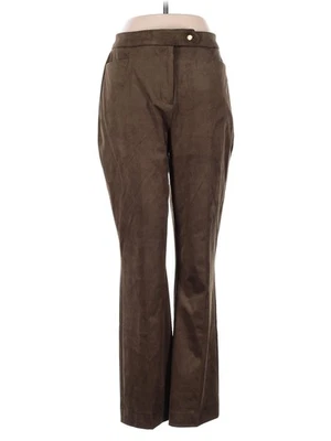 Pantalones informales marrón Donna Karan New York para mujer 4 Foto 1 de 2