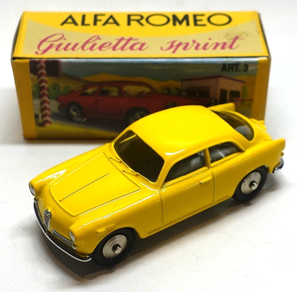 MERCURY/HACHETTE #3 -ALFA ROMEO GIULIETTA SPRINT GIALLA - 1:48 - Immagine 1 di 1