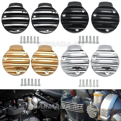 Kit de cubierta de carrocería de acelerador Thruxton 1200 R Bobber negro para Triumph Bonneville T120 Foto 1 de 4