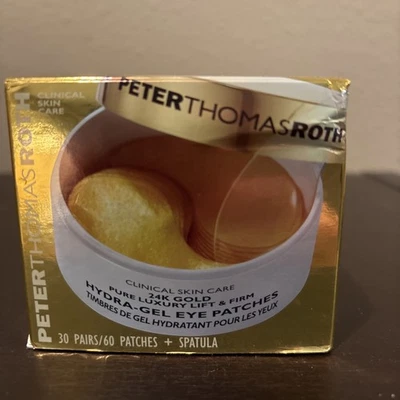 Parches de gel Hydra oro 24K Peter Thomas Roth 60 parches NUEVO EN CAJA Foto 1 de 4