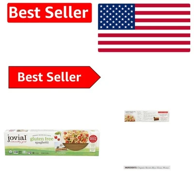 Auténtica pasta de codo de arroz integral sin gluten - sin OGM, sabor artesanal - 12 oz Foto 1 de 4