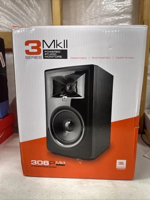 JBL 306P MkII Active 6-Inch Studio Monitor Powered Speaker PROAUDIOSTAR - Image 1 of 4