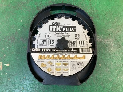 CMT ITK' PLUS Carbide Table Saw Dado Blade Set Craftsman Delta JET RIDGID Makita - Image 1 of 4