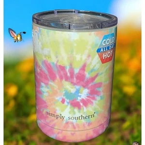 Vaso Simply Southern 2 en 1 acero inoxidable café vino tie dye frío caliente 15 oz 5" - Imagen 1 de 10