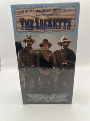 The Sacketts Western Sam Elliot Tom Selleck 2-Tape Set (VHS, 1991) Foto 1 de 4