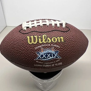 NFL Super Bowl XXXIX 2005 Patriots vs Eagles Wilson Mini Football Jacksonville - Bild 1 von 7