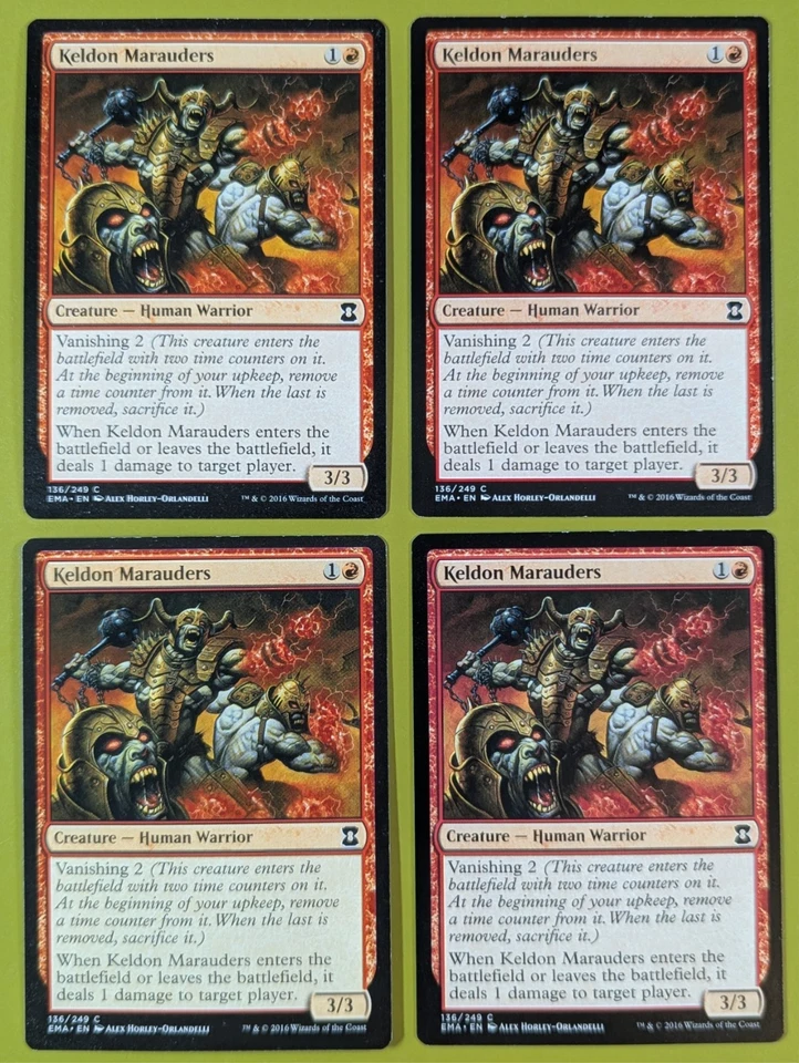 Keldon Marauders x4 Eternal Masters 4x Magic the Gathering MTG - Image 1 of 1