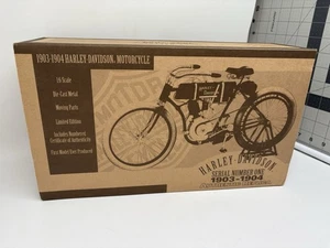 Harley Davidson 1903-1904 serie número uno réplica auténtica escala 1:6 sin certificado de autenticidad - Imagen 1 de 16