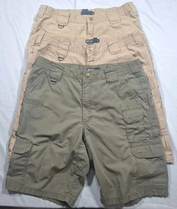 (3) 511 Tactical Cargo Shorts Men's Sz 32  Utility Tactical Workwear Zip Pocket - Picture 1 of 16