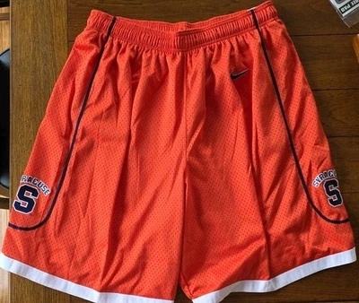 Vintage Syracuse Orange Shorts Mens Basketball Nike Team Apparel 2XL Drawstring  - Image 1 of 4